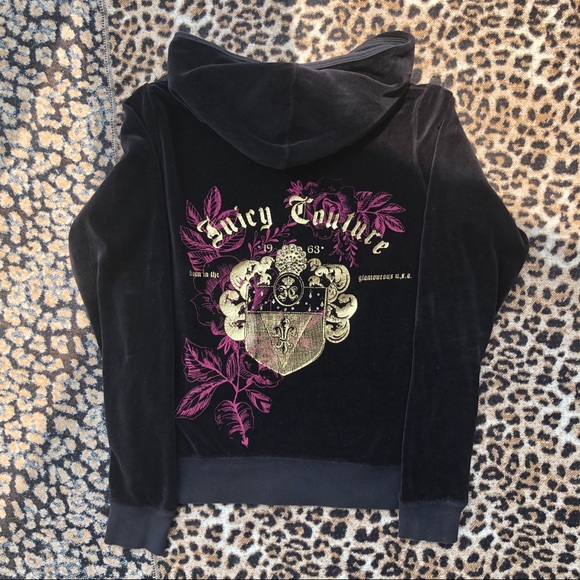 Juicy Couture Jackets & Blazers - 😍 Juicy Couture Black Velour Track Jacket